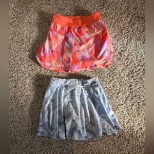 2 large skorts